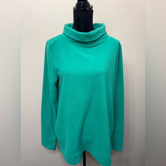 NWT Telluride Clothing Company Women's Green Turtleneck Sweatshirt L - Picture 1 of 11